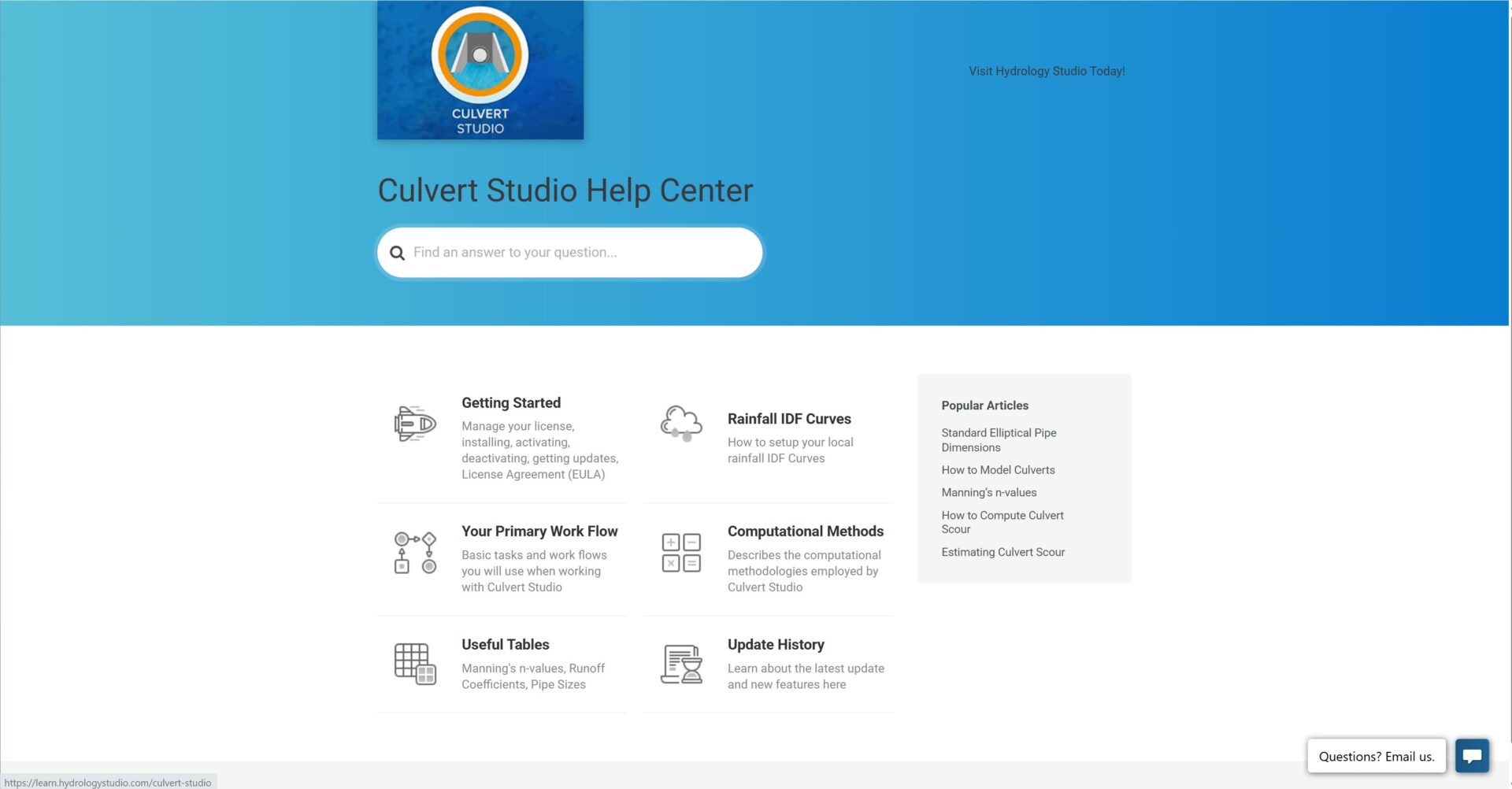 CulvertStudioHelp