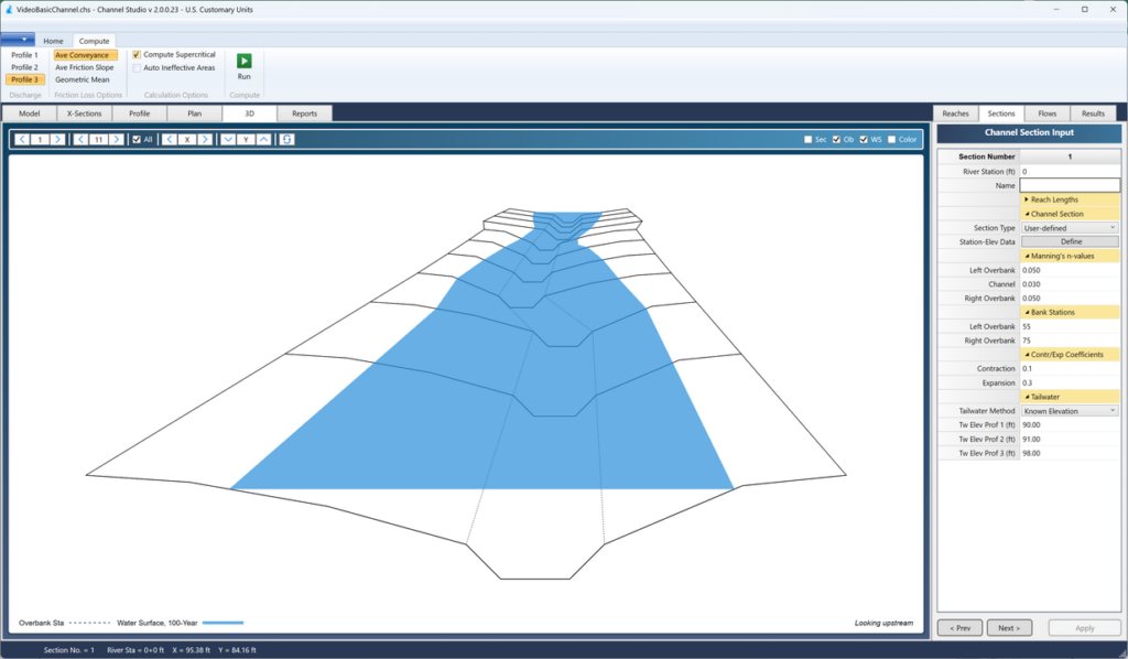 Open Channel Modeling Software