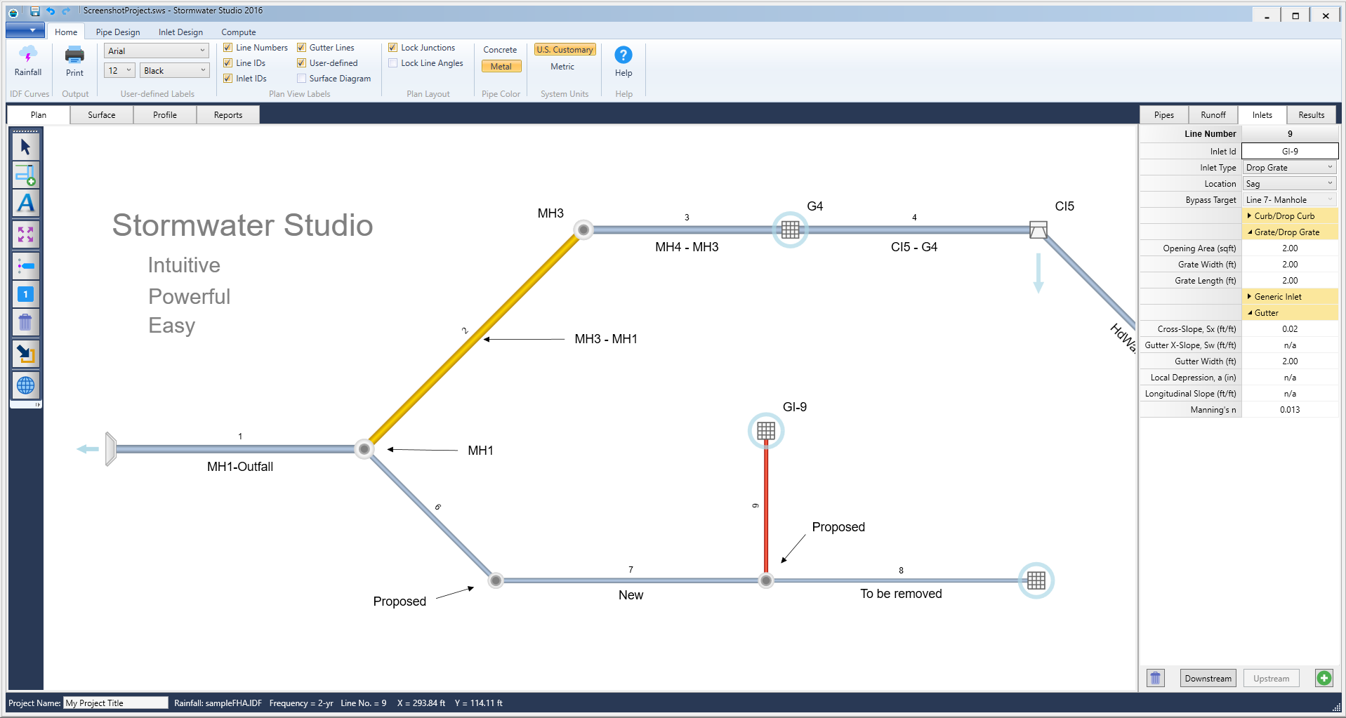 Supercritical Flow Learn Stormwater Studio Water Surface Profiles For